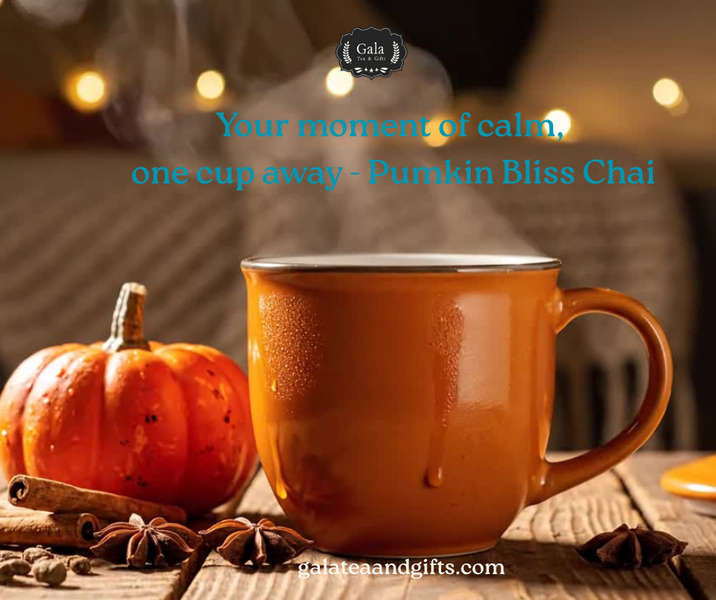 Craving Comfort During Those Hectic Days? Escape into the Delicious World of Pumpkin Bliss Chai Tea!