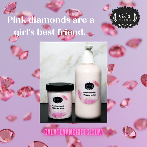 New for Spring 2023 - Pink Diamonds Whipped Soap and Lotion
