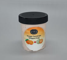 Load image into Gallery viewer, Orange Cantaloupe Whipped Soap - Small