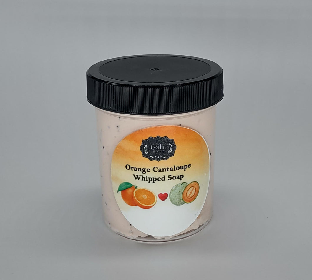 Orange Cantaloupe Whipped Soap - Small